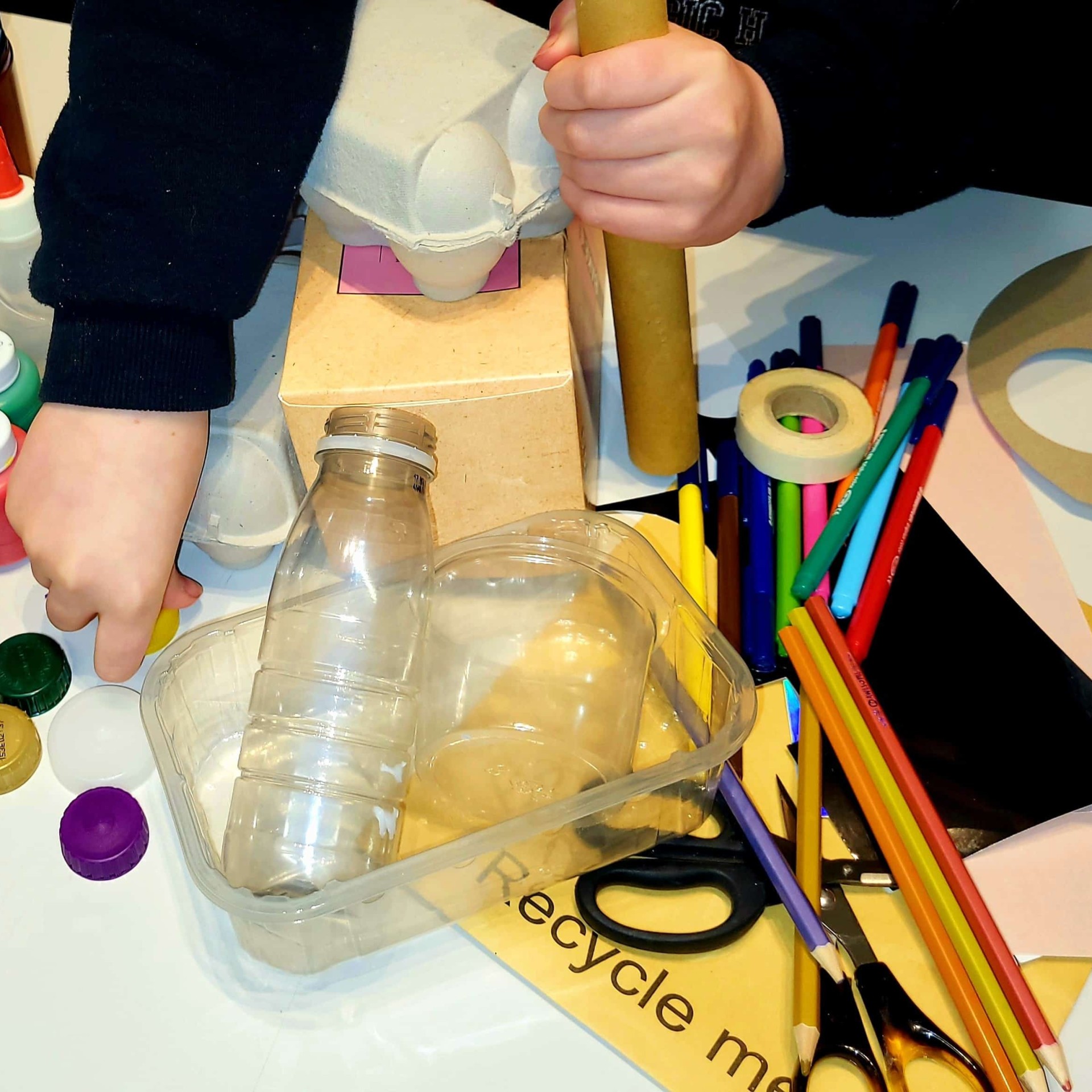 Creative City – Junk modelling at Mill Hill Library